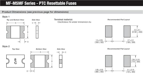 Fusible réinitialisable 1812 pour protéger chargeur et batterie