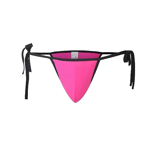 Bikini para hombre ALANZE con atadura lateral y doble capa frontal para playa 1