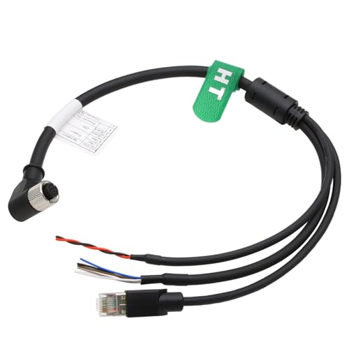 Cable de aviacion M12 para DJI Livox Mid-360 Avia HAP LiDAR 12 pines en angulo recto a RJ45 5 m