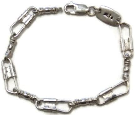 Fishers of Men Acts Bracelet .925 Sterling Silver Fish