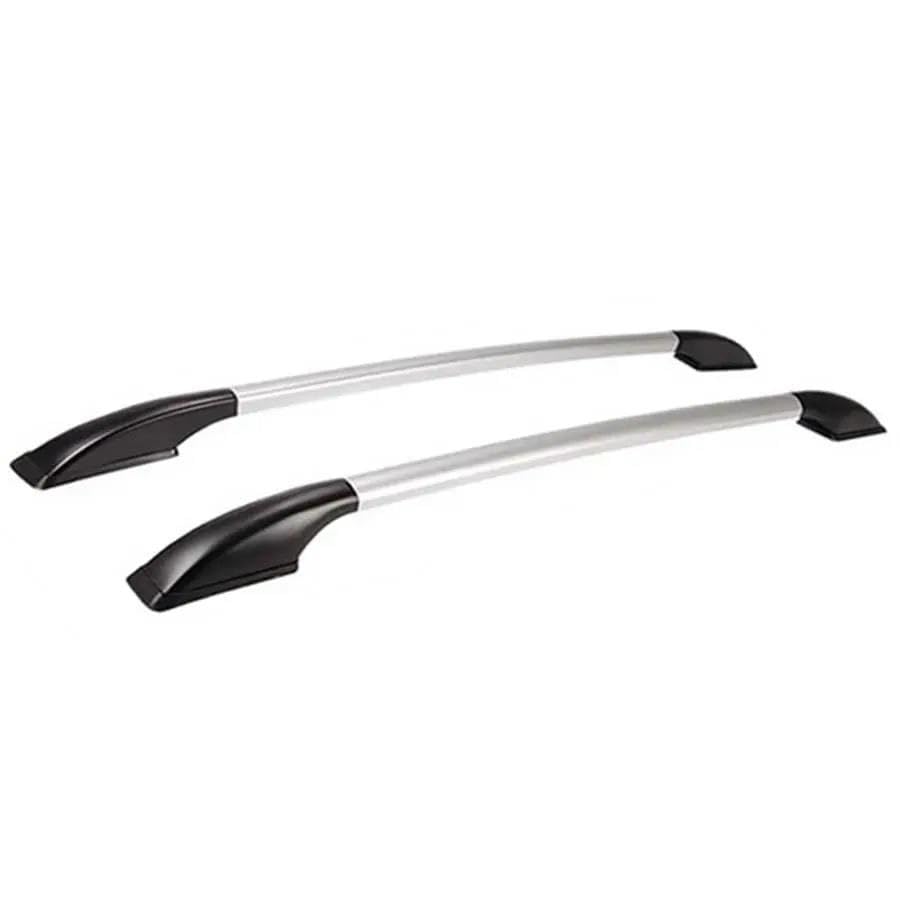 Barres de toit de voiture barres latérales en aluminium argenté noir 55 pouces transport