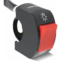 AUTOZOCO Interruptor luces faros delanteros moto, Interruptor