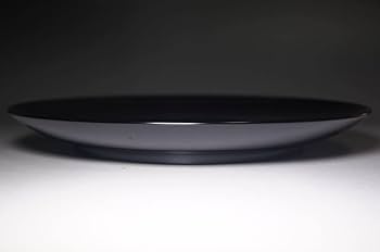 Amazon.co.jp: 輪島塗水尻清甫作沈金飾皿『春の海』波文共箱栞皿立布付