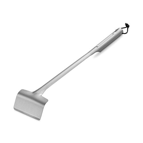 Weber Grill Charcoal Rake Stainless Steel Tool for Safely Arranging Lit Charcoal on The Fuel Grate Silver