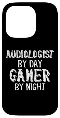 Audiologist By Day Gamer By Night Ear ⒮ t X}zP[X iPhone 14 Pro p