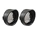 PBYMT Smoke Lens Cover, Bullet Turn Signal Light Bezels,Black Visor Style, Compatible for Harley Dyna Street Glide Road Softail Custom Cruiser 1986-2020