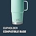 YETI Rambler 20 oz Travel Mug, Stainless Steel, Vacuum Insulated with Stronghold Lid, Seafoam