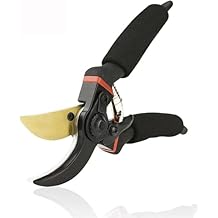 Hand Pruners, Garden Clippers.10" Professional Premium Titanium Bypass Pruning Shears