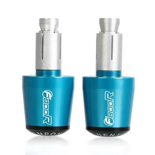 XIAOYANparts Für BMW F800R F 800R Motorrad Lenkerenden Lenkergriffe Kappen Stecker (Farbe : Sky Blue and Black, Größe : 1)