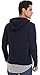 QPNGRP Mens Casual Hoodie Shirt Long Sleeve Henley Shirt B27 Navyblue X-Large