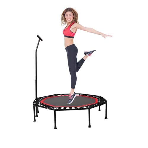 Trampolino Elastico Ø90cm Pieghevole con Braccioli