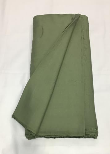 Image of BKRKJ Women's Rayon Cotton Unstitched Fabric by Meter for Sewing Suit Salwar Chudidar Patiyala Kurti Shirt Kameez Blouse Kurta Pyjama (2 Meter, Light Green)