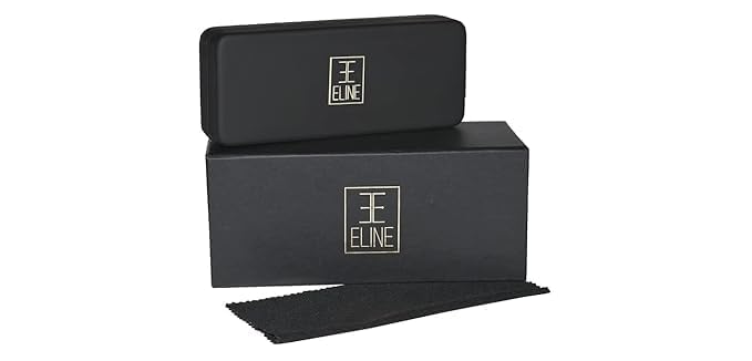 Image of ELINE Designer Cateye Sunglasses for Women 100% UV Protected