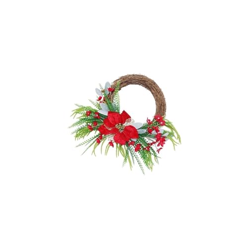 Couronne de noël décoration de porte et accessoires de décoration murale extérieure