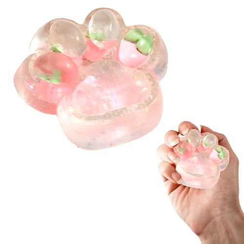 GXGM Giocattoli da Spremere Zampe di Gatto, Squishy Zampa di Gatto, Antistress Squishy, Squishy Divertente Animali Zampa Gatto, Antistress Giocattolo per Bambini e Adulti, 1 pezzo