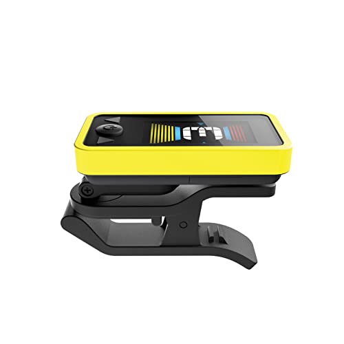 Image of D'Addario Eclipse Headstock Clip On Guitar Tuner, PW-CT-17YL, Yellow