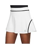 Nike Women's Advantage Dri-FIT High-Waisted Tennis Skirt White/Black X-Small
