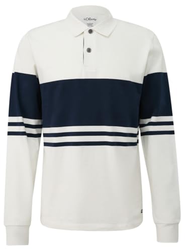 Sweat-shirt avec col polo homme s.Oliver pull manches longues mode