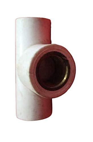 Chandra Hardware Presents UPVC Tee (1-1/2 inch, 40 mm) (Pack of 1)