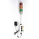 ANDONT 3 Stack Super Bright LED Andon Tower Lights, Red/Yellow/Green, OFF-ON, 6 ft Industrial Adapter, IP65, Plug Play Ready