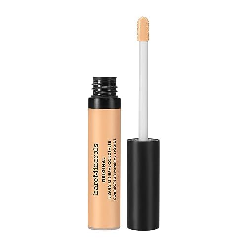 bareMinerals Original Liquid Mineral Concealer, Brightening Dark Circle Eye Concealer, Reduces Look of Fine Lines, Buildable Coverage, Vegan
