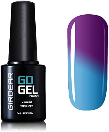 Girdear Chameleon Thermal Colour Changing Gel Polish Soak Off Nail Art Manicure 5720