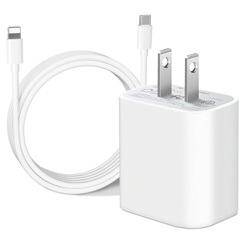 Cargadores Y Adaptadores, Wireless RUISTLI Cargador iPhone 14/13/12/11 Pro MAX,Cargador iPhone 14 Carga Rapida PD 20W,Cargador Tipo c iPhone 8/7/6 con 1M Cable,Cargador Carga Rapida También...