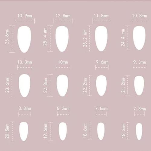 Image of Pink French Tip Press on Nails Glitter Fake Nails Silver Line with Rhinestone Design Medium Almond Glue on Nails Glossy Artificial Acrylic Full Cover Nude Stick on Nails for Women Manicure 24Pcs