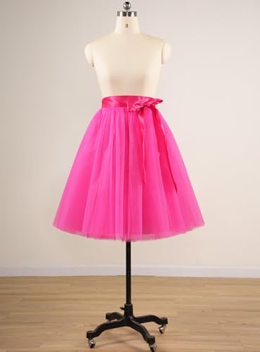 EllieHouse Womens Short Tutu Tulle Skirt with Sash PC064