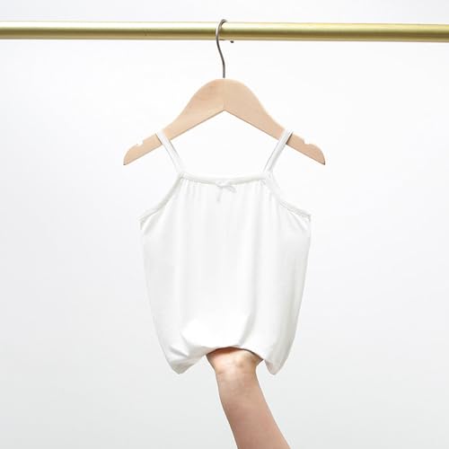 White Tops for Kids Elastic Base Candy Color Ice Sense Girls Underwear Summer Activewear Top Girls3