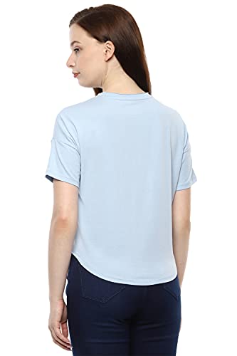 Image of Mirako by Van Heusen Women's Solid Regular Fit T-Shirt