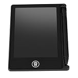 Culnflun LCD Writing Tablet, 4.5 Inch Digital Notepad Full Screen Erasable Electronic Drawing Pads for Students Artists Office Workers with Pen (Black)