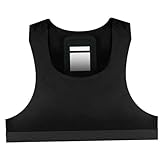 Xweptuy Soccer Training Equipment, Spandex Soccer Training Trackers Vest with GPS, Breathable Flexible Fit Trackers for Men Women Football Size M