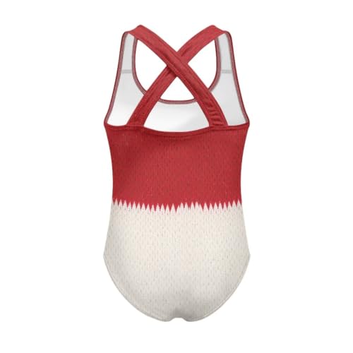 Image of Girls One Piece Cat Swimsuits Quick Dry Cartoon Beach Bathing Suit Crossback Swimwear for Kids 5-14 Years