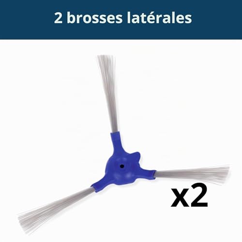 Rowenta ZR720002 Brosse latérale + Filtre Allergy Care, Compatibles avec Les aspirateurs Robot Explorer Série 20 et 40 et Smart Force Essential, Mousse, Noir – vue 2