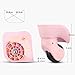 Replacement Luggage Wheels, Heavy Duty Suitcase Wheel Repair Kit with Full Accessories, Fit for Most Trolley Cases, 1 Pair (2 Sets)（Pink L）