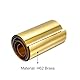 QUARKZMAN Messingplatten 2000x100x0.1mm, Messingblech Streifen Messingfolie Blech, Messing Blechplatten Gold Messingstreifen für Industrie Elektrische Reparaturen Kunsthandwerk