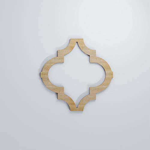 Image of Ekena Millwork WALW12X12X0375MRKHI Marrakesh 3 /8 inchT Decorative Fretwork Wall Panels, 11 3 /8 inchW X 11 3 /8 inchH, Hickory