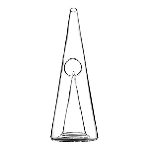 XJQ Decantadores Creative Pyramid Crystal Glass Wine Decanter 350ml / 750ml Crystal Red Wine Decanter Handmade for Wine Brandy Whisky (Color: 350ML)