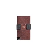 Ekster: Senate - Leather Card Holder Wallet - RFID Blocking - Quick Card Access (Classic Brown)