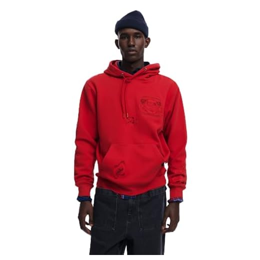 Desigual Sweat_Nueva ESCOCIA, 3007 Burgundy, M