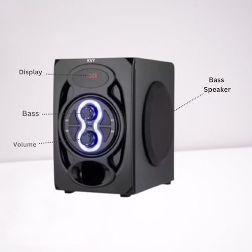 KVY 9500W Home Theatre 5.1 with 5 Speaker and Loud Sound, Deep Bass - Best Party Home Theatre (5.1 Channel) 3 31fajrfBnfL