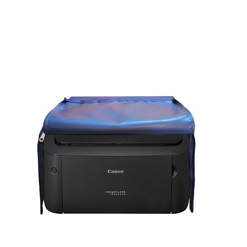 Protectio chain Printer Cover for Canon image CLASS LBP6030B / LBP6030W Wi-Fi Mono Printer cover, Color - Blue colour/ Dustproof / Washable / chain cover