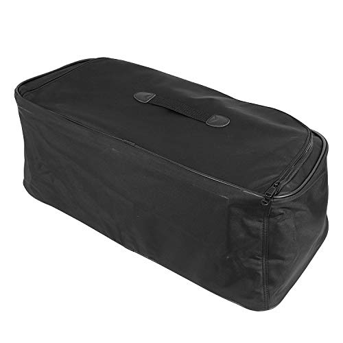 Bolsa de asiento lateral blanda para motocicleta negra compatible con H-onda Goldwing 1800 GL1800 2001-2018 miniatura 4
