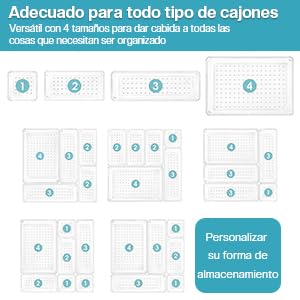 Encuentra reviews de Caja organizadora transparente los preferidos por los clientes. 9 Imagen adicional