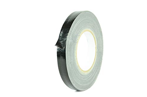 MAT Duct Tape Black Industrial Grade, 1 inch x 60 yds. Waterproof, UV Resistant for Crafts, Home Improvement, Repairs, & Projects
