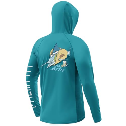 Image of Palmyth Fishing Shirts for Men Long Sleeve UPF 50+ Sun Protection Hoodie