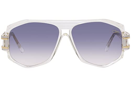Cazal Legends 163 065SG Sunglasses Men's Crystal/Gold/Grey Gradient Pilot 59mm, Lens-59 Bridge-12 Temple-1352