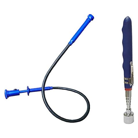 20lb Telescopic magnetic, flexible claw grabber pickup tool picker,spring claws with LED lights,magnetic pickup tool,grabber used to pick up Small items, small toys,garbage. Cover