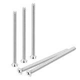 QUARKZMAN 20 Stk #4-40x1-1/2 Zoll Maschinenschrauben Phillips Linsenkopf Kreuzschlitzschrauben Befestigungselemente Schrauben 304 Edelstahl Silber Für Wanddose Hausreparaturen